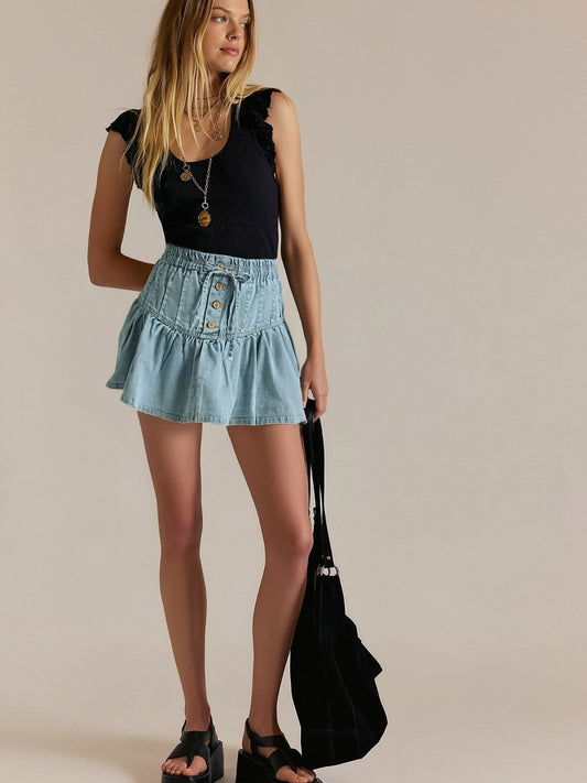SM_YYNZ_8950/O DENIM SKIRT
