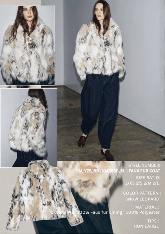SM_YZS_BB1104353C/O FAUX FUR JACKET