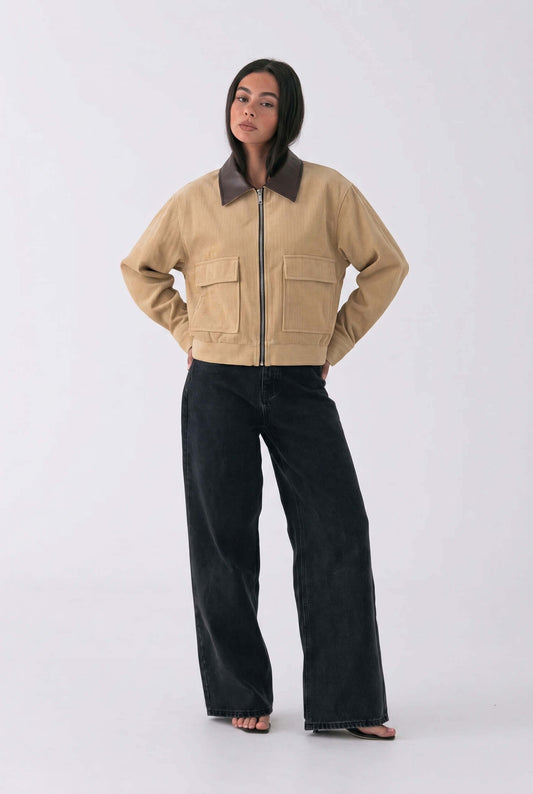 SM_YZS_X6001/O CROP JACKET