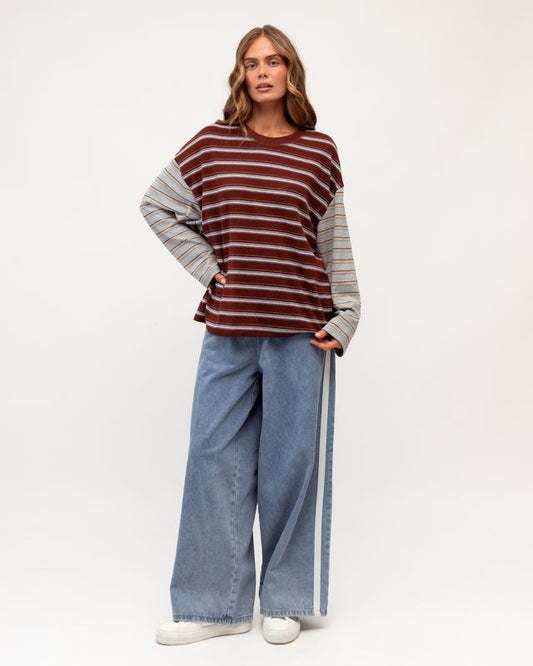 PH14313/O ERIN DUO STRIPE TEE