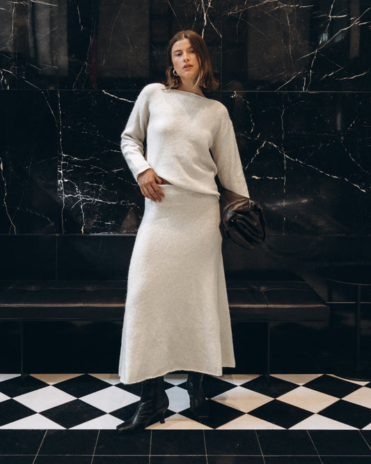 TF10759/O KNIT SKIRT