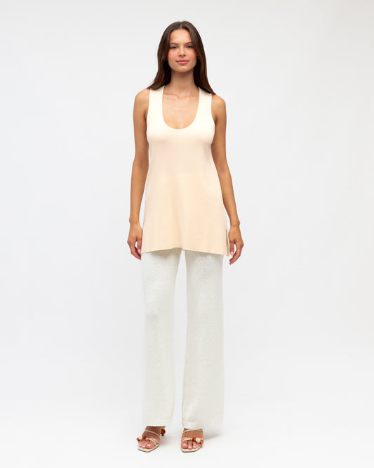 TF11125/O LONG LINE KNIT TANK