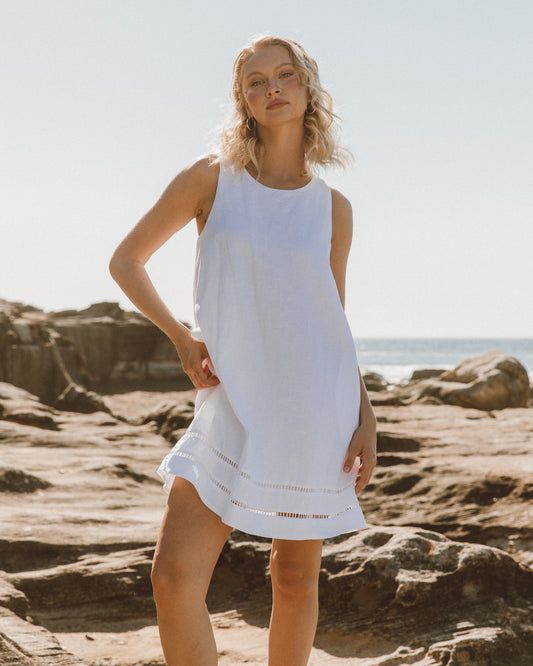 TF11295/O LADDER TRIM MINI DRESS