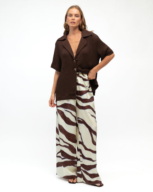 TFE11657/O ZEBRA PRINT PANT