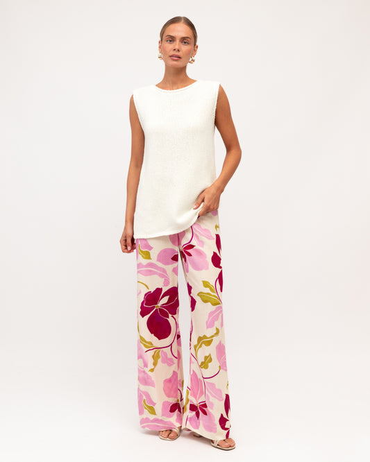 TFE7581/O SPRING IN BLOOM PANTS