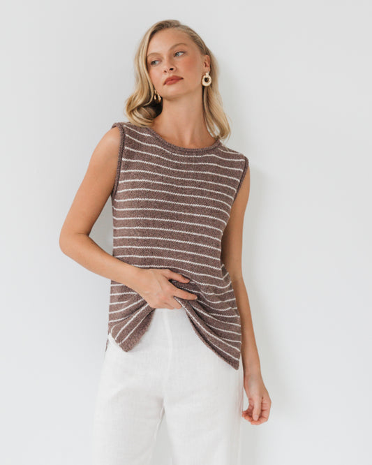 TF11560/O CLASSIC BOUCKLE KNIT TOP