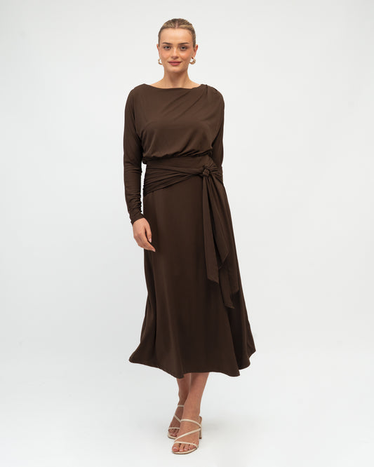 TF11947/O ANIKA JERSEY MIDI DRESS