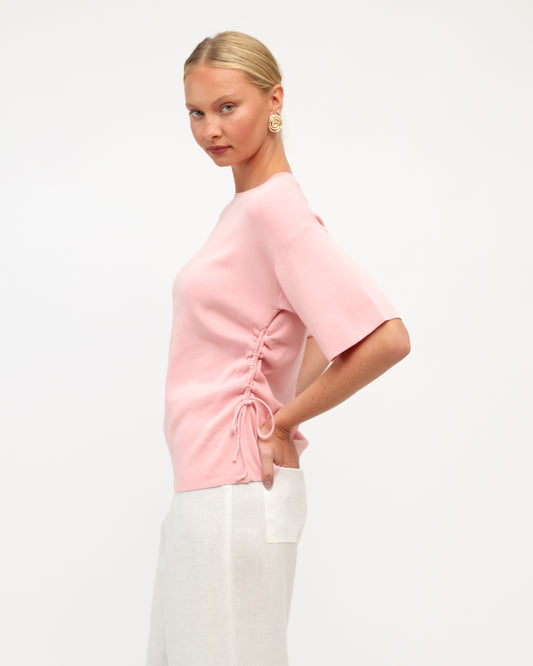 TF11965/O ASHLEY RUSHED KNIT TOP