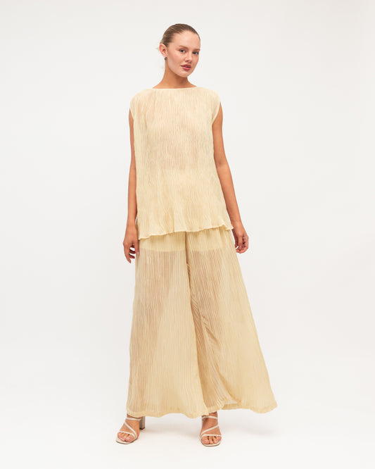 TF12163/O LAURA TEXTURED PANT