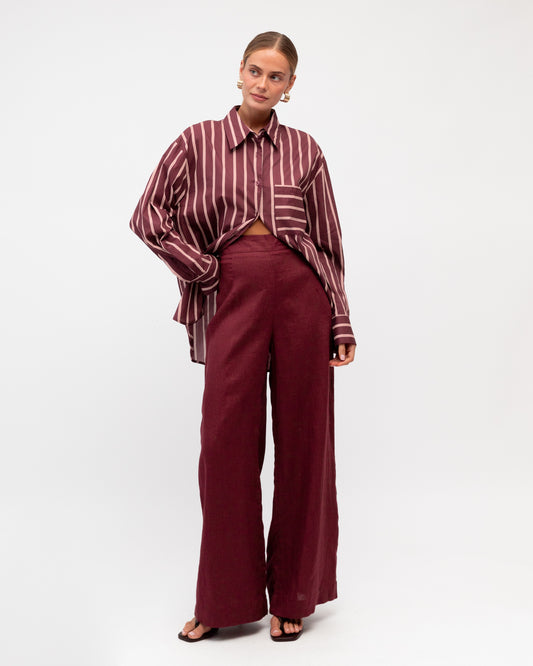 TFL7581-58/O LINEN PANT