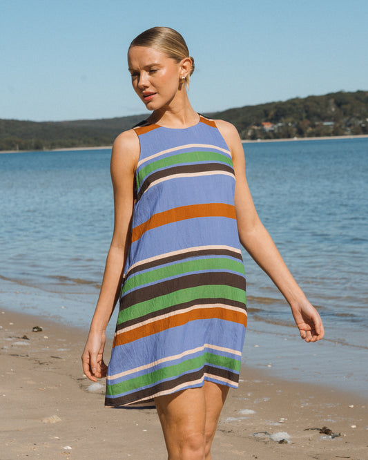 TFE11158-4/O RESORT GEO SHORT DRESS