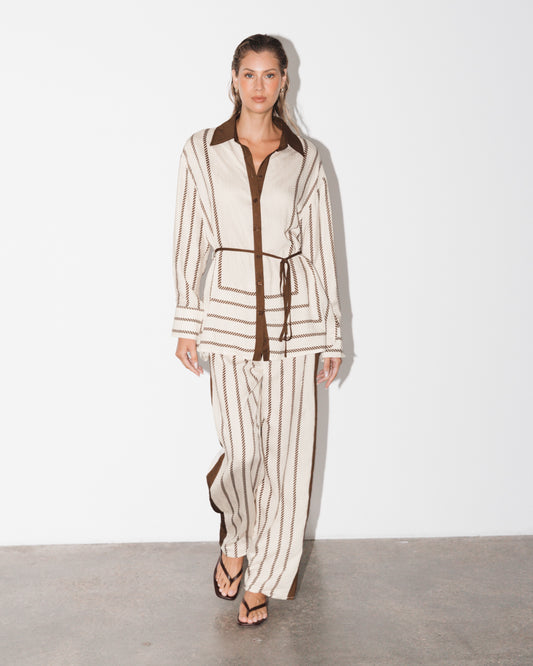 TFE11837/O HARPER STRIPE PANTS