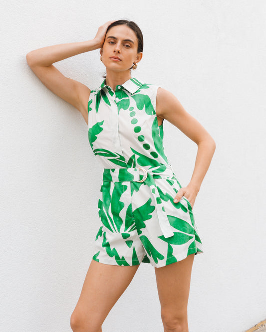 TFE12152/O PALM RIO PLAYSUIT