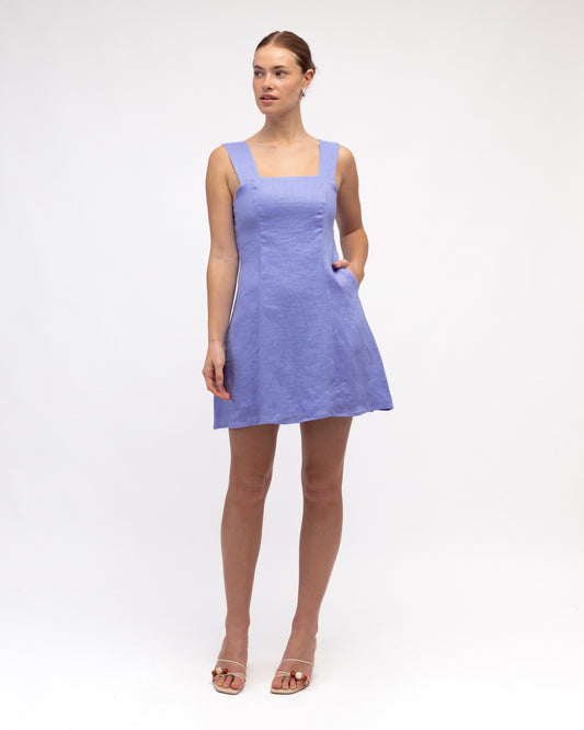 TFL11112/O LINEN MINI DRESS
