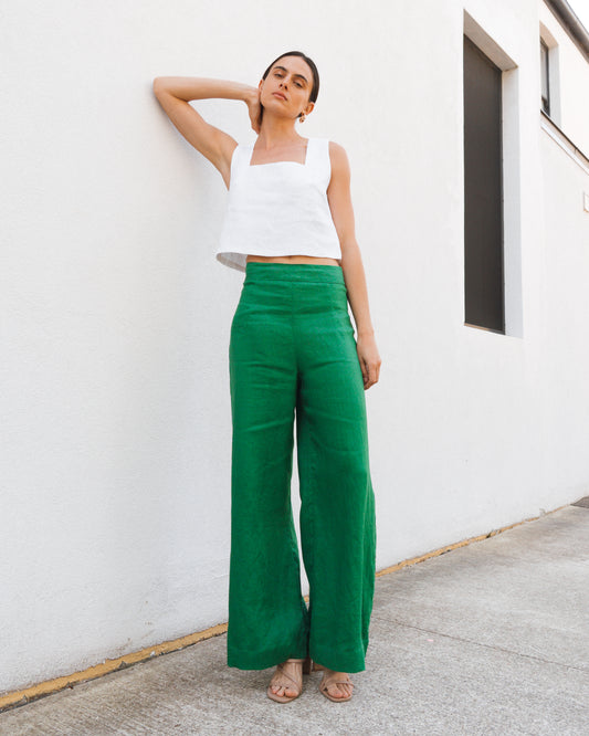 TFL7581-58/O LINEN PANT