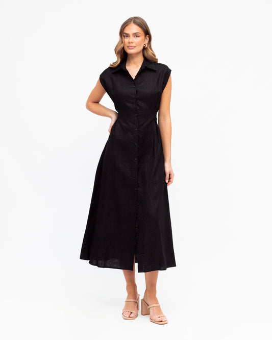 TFL9097-3/O - LINEN DRESS