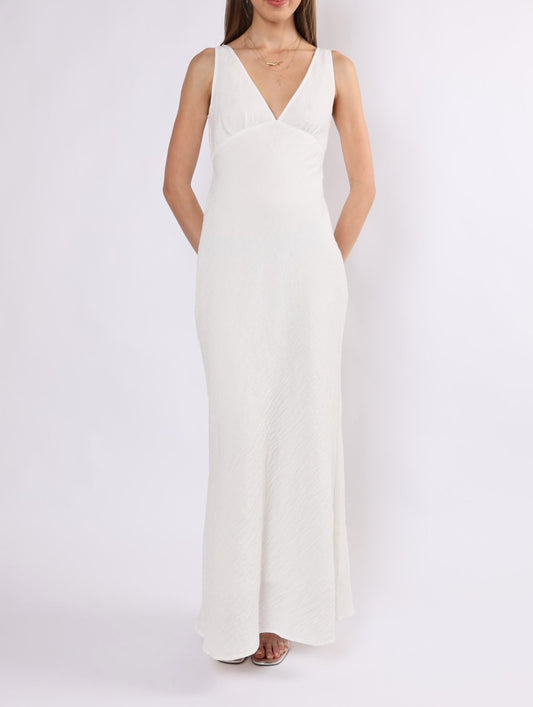 VH23067 v neck midi dress