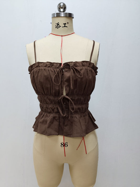 VH23109 Shirred top
