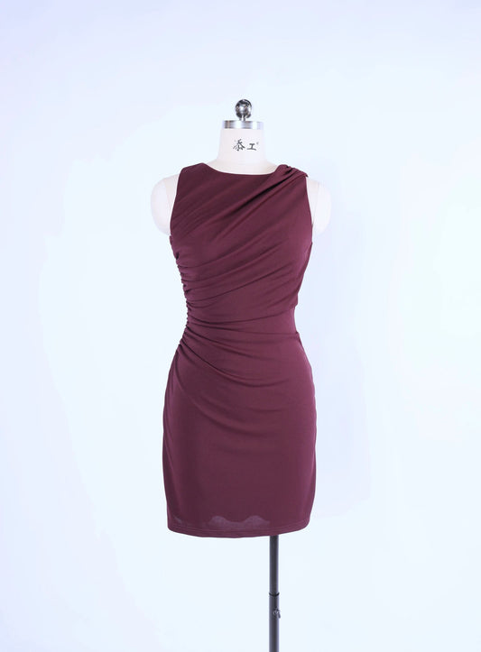 VH23125/o Ruched Mini Dress