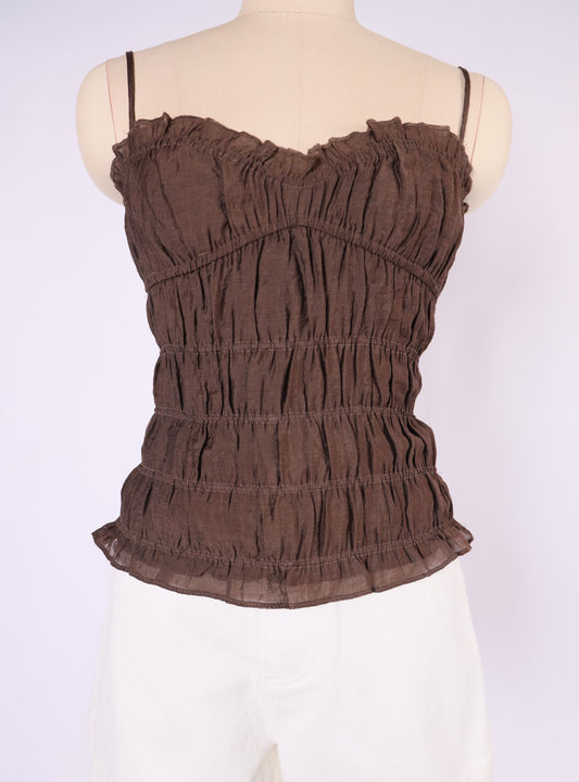 VH23133 Shirred Top