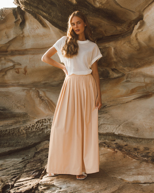 VV11762/O ARABELLA PLAIN MAXI SKIRT