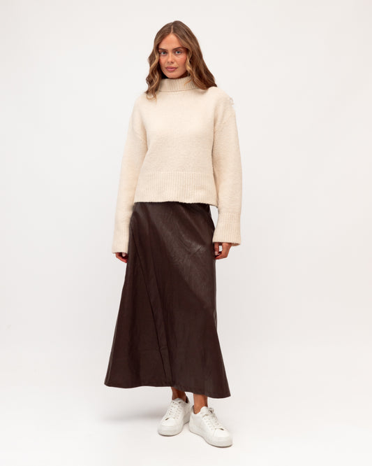 VV12081/O URBAN EDGE PU SKIRT
