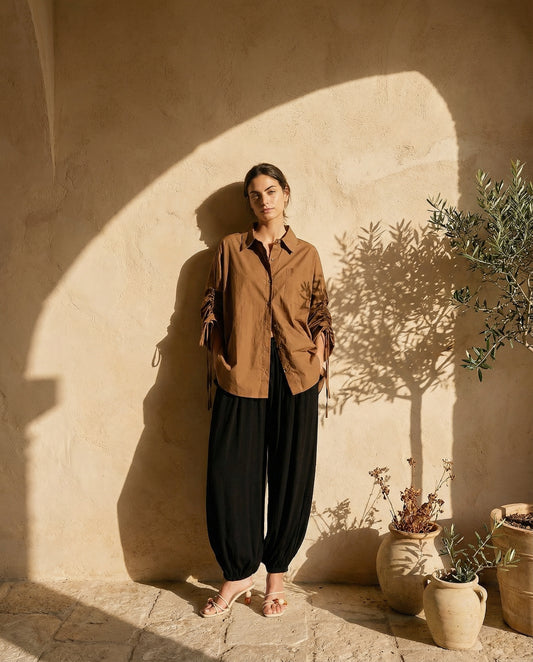 VV11861/O POPLIN OVERSIZED SHIRT