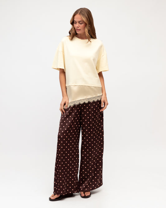 VV11959/O SATIN POLKA DOT PANT