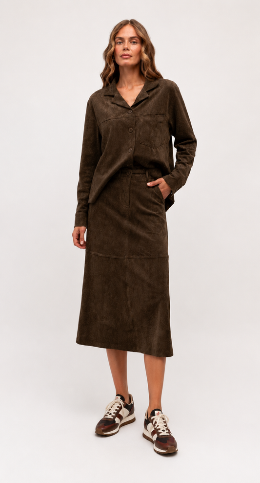 VV12069/O SUEDE SKIES SKIRT