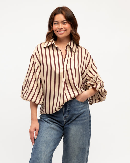 VV12113/O CASA STRIPE TOP