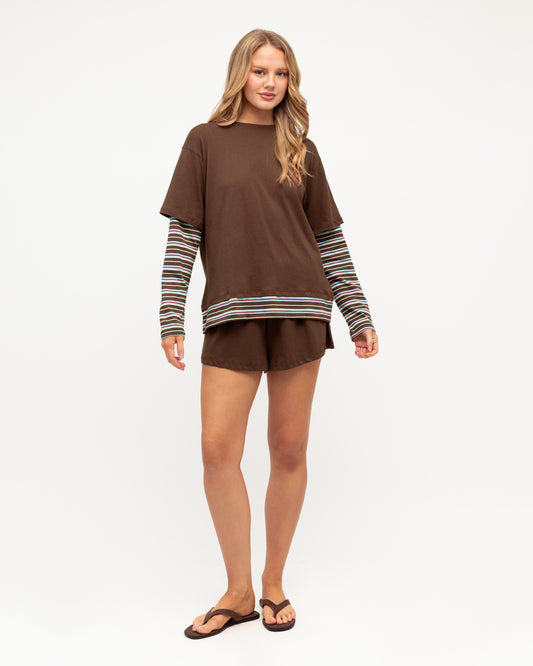 VV12160/O TOP AND SHORT SET