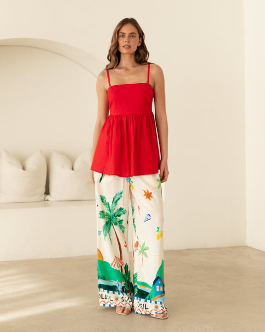 VVNE11462-1/O JOSEPHINA PLAIN TOP