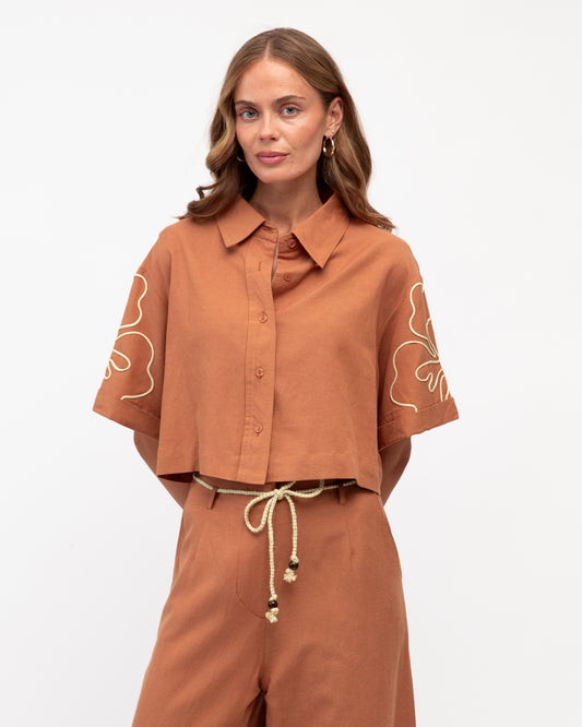 VVN11842/O BLOOM STITCH TOP