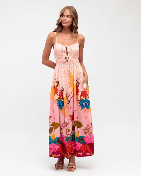 VVNE11705/O LEILANI TIE UP MAXI