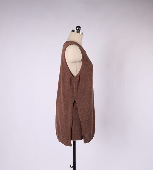 VW21302/O KNIT SET - BABYPINK, CHOCOLATE