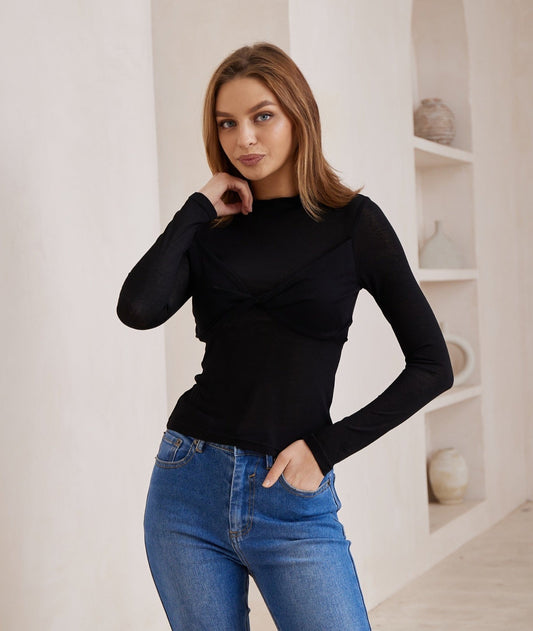 W2022174-1/O- KNIT TOP