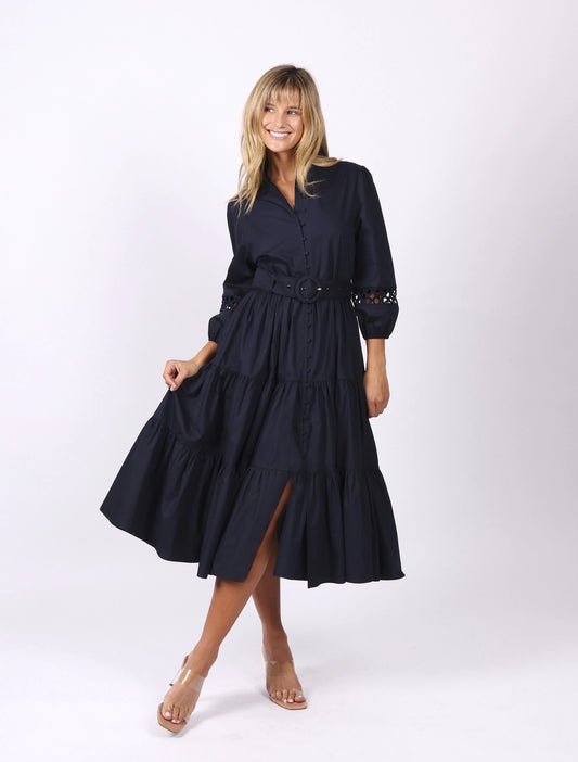W24D07LE DIOR DRESS - NAVY