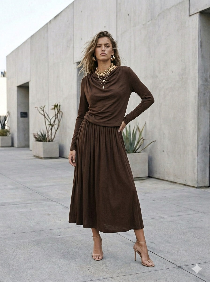 901188A JERSEY MAXI DRESS