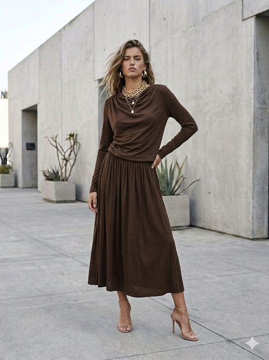 901188A JERSEY MAXI DRESS