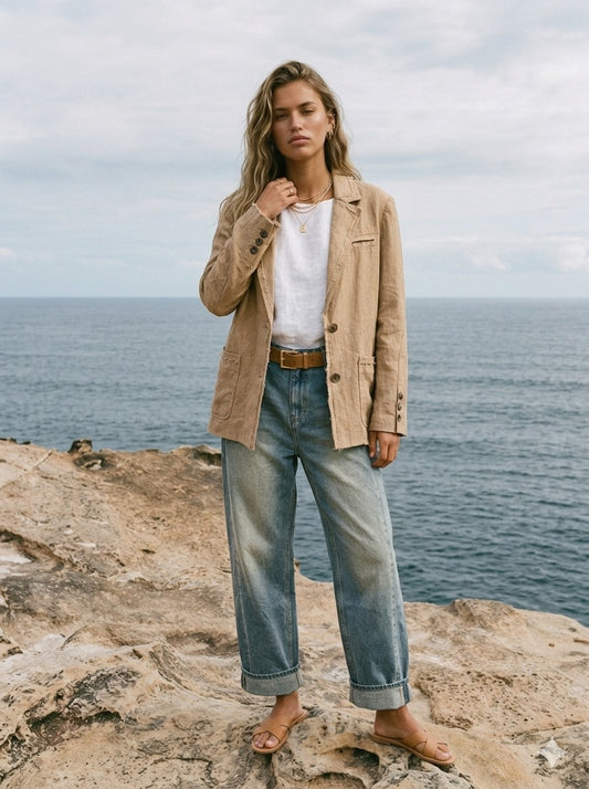 M00180753 LINEN BLAZER