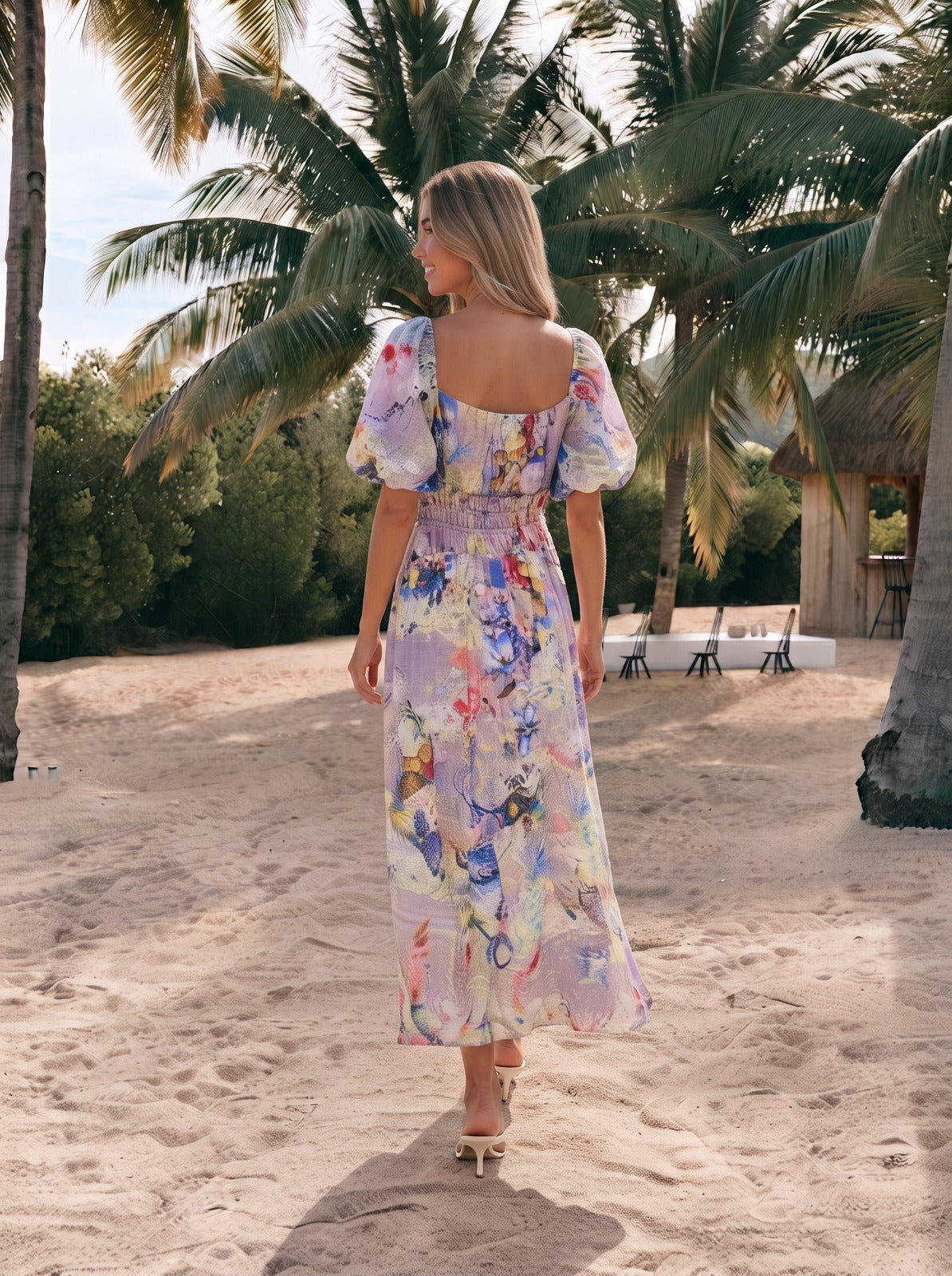 5544/O FLOWER DRESS