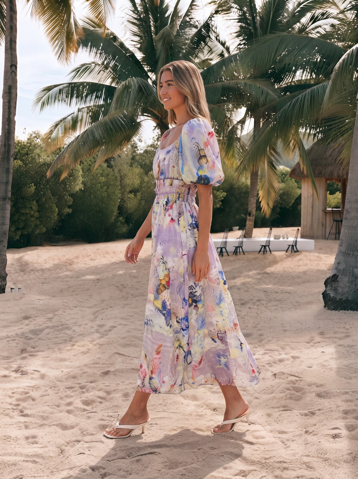 5544/O FLOWER DRESS