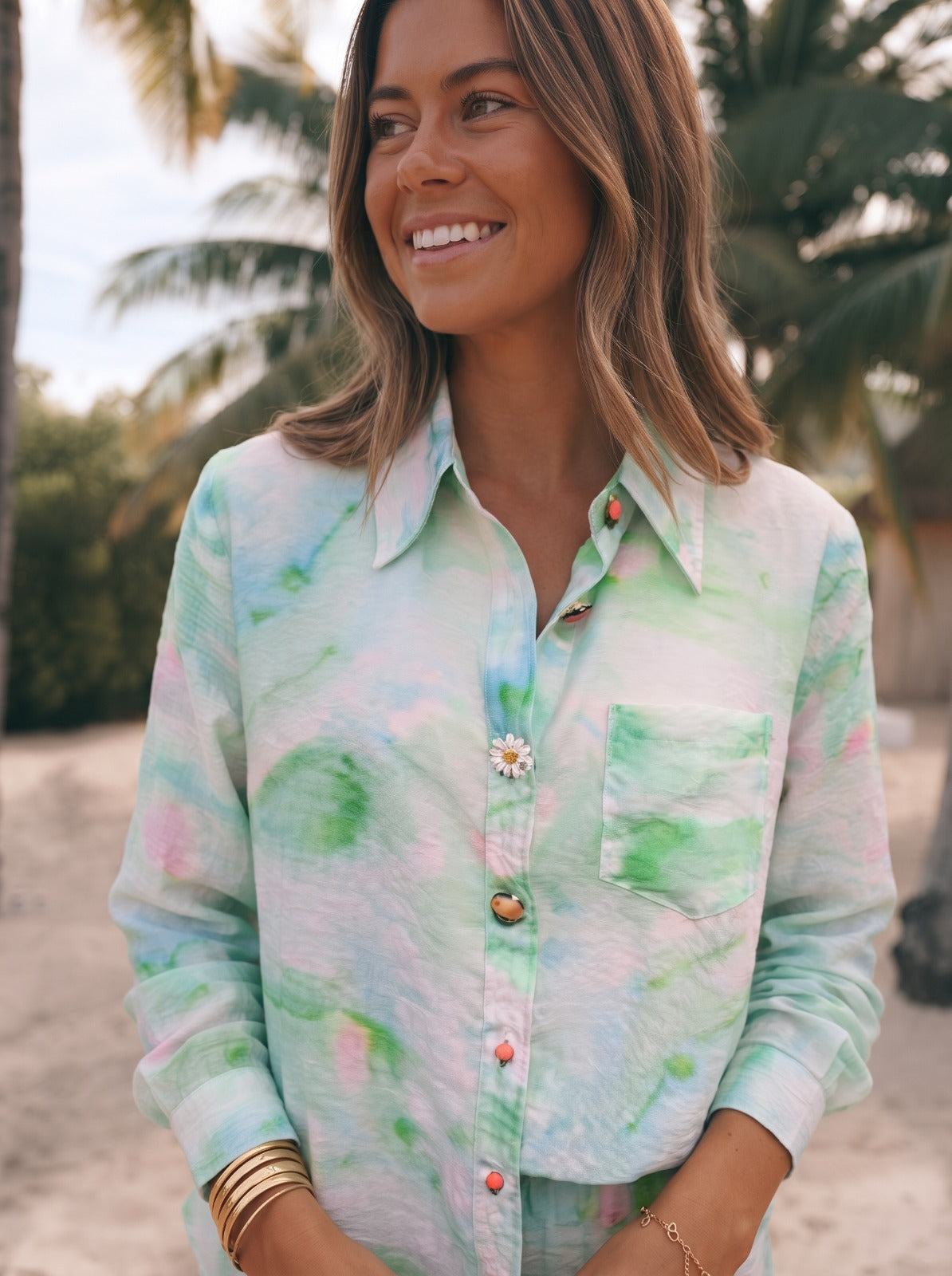 L1060/O PRINTED SHIRT