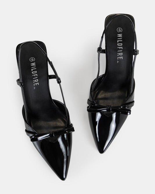 BELLOW - CHERRY PATENT & BLACK PATENT