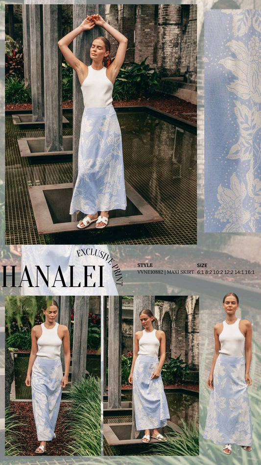 VVNE10882/O HANALEI  MAXI SKIRT