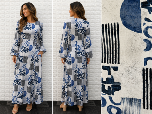 61110-20/O PRINTED DRESS