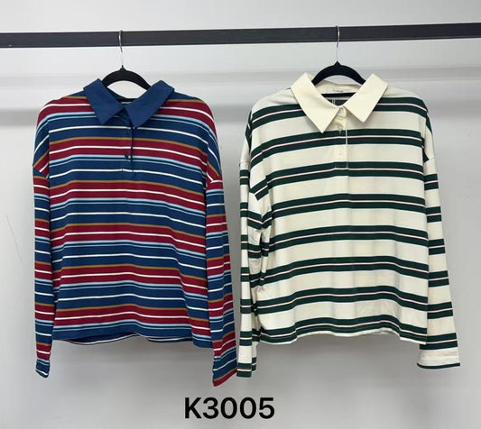 K3005/O - STRIPE POLO