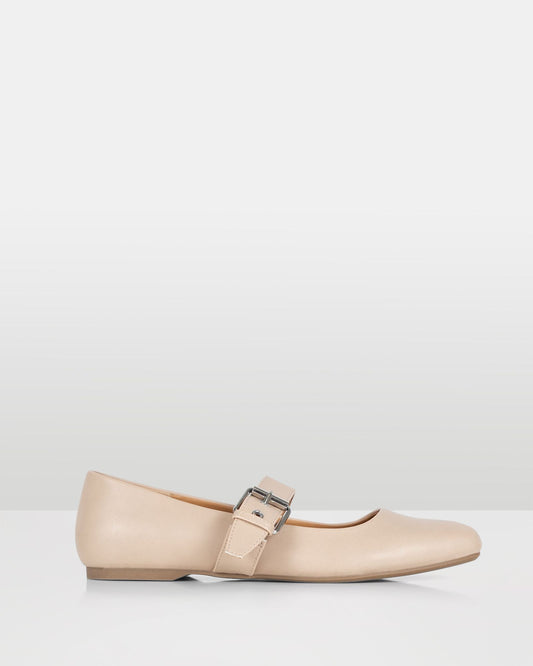 ROYALE: BALLET FLAT NATURAL