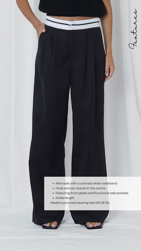 MS509 -ROZALIA CONTRAST PANT