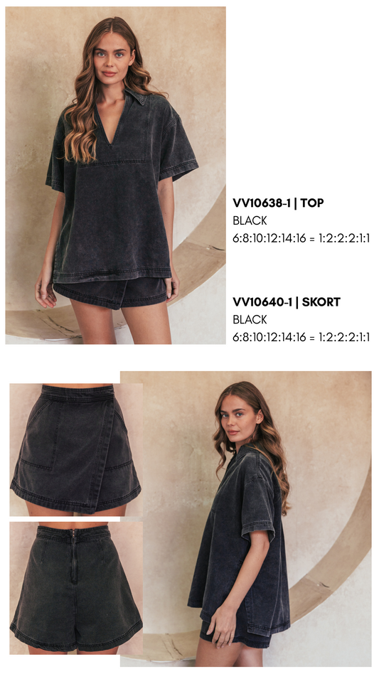 VV10640/O - DENIM SKORT